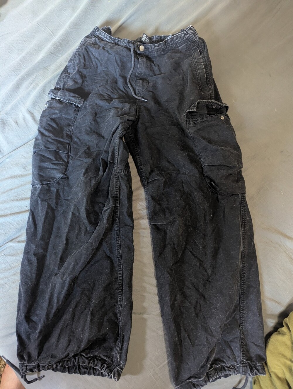 H&M Black Baggy Men's Cargo